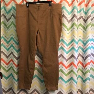 Terra & Sky - 2x (20w-22w) - beige jeggings - NWT